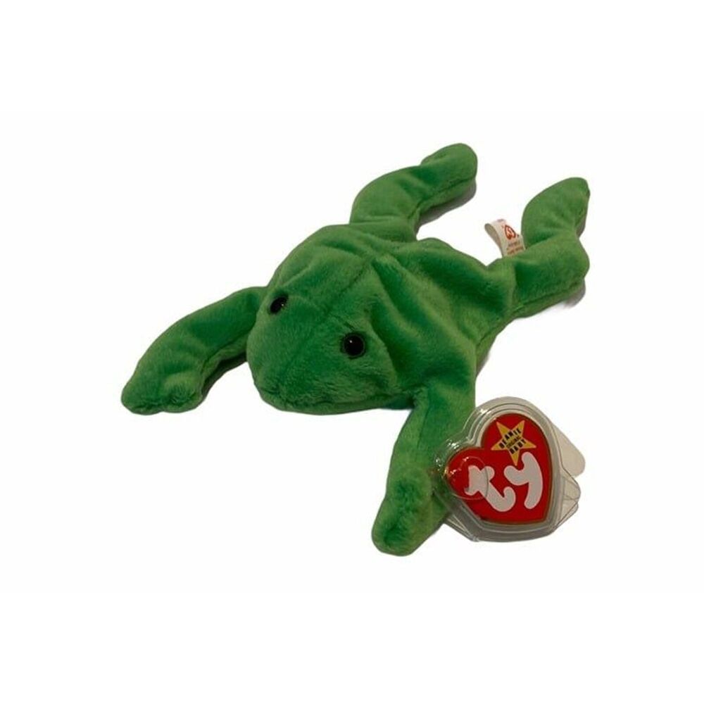 Ty Beanie Babies 1993 Vintage Legs The Frog P.V.C Pellet Filled With Tags